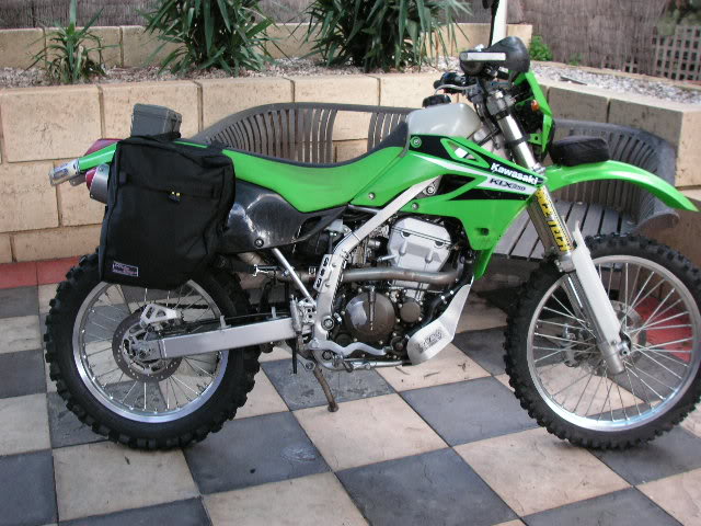 klx 250 saddlebags